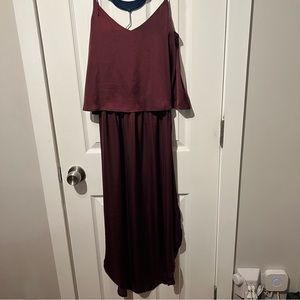 NWT H&M Satin Maxi Dress